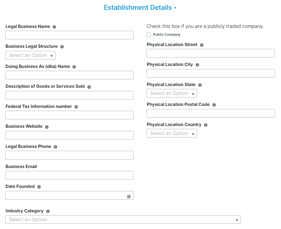 Onboarding Applications